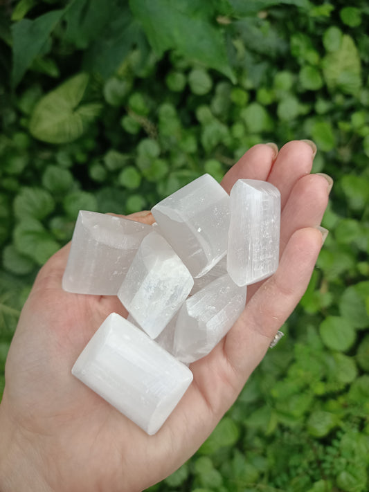 Satin Spar (Selenite) Mini Pillows