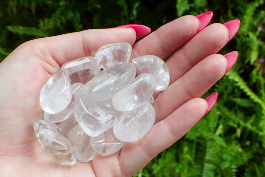 Clear Quartz Tumbles